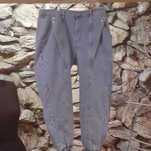 Americanbazi plus size denim jean joggers